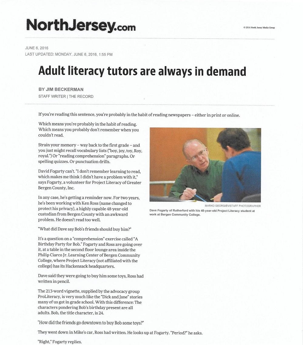 Adult Literacy